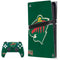 NHL Minnesota Wild Distressed PS5 Pro Bundle Skin