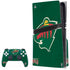 NHL Minnesota Wild Distressed PS5 Pro Disk Bundle Skin