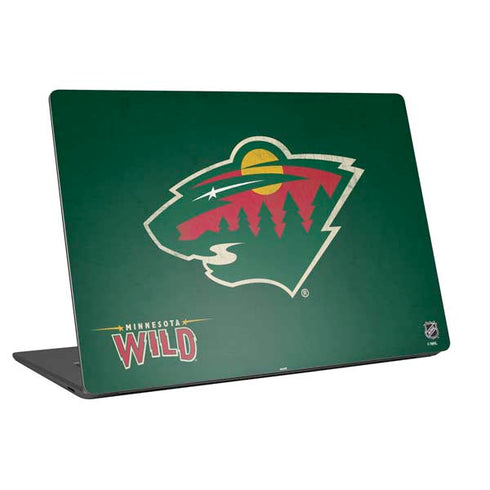 NHL Minnesota Wild Distressed Laptop Skins