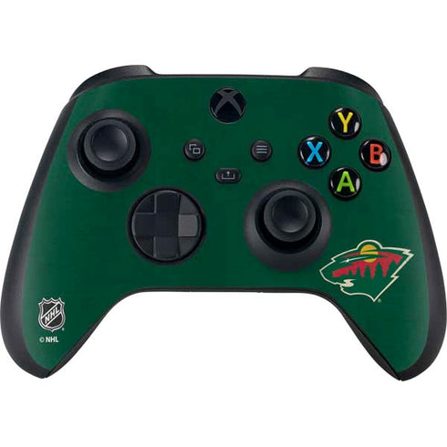 NHL Minnesota Wild Distressed XBox Series X Digital Edition Bundle Skin