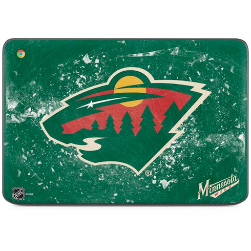 NHL Minnesota Wild Frozen HP Chromebook Skin