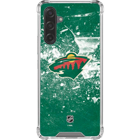 NHL Minnesota Wild Frozen Galaxy A17 Clear Case