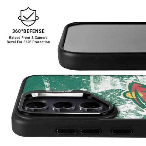 NHL Minnesota Wild Frozen Galaxy S24 FE Kickstand Case