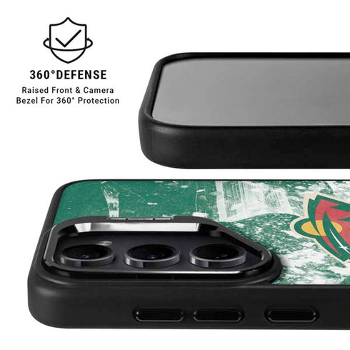 NHL Minnesota Wild Frozen Galaxy S24 Kickstand Case