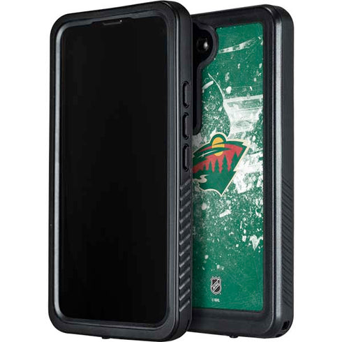 NHL Minnesota Wild Frozen Galaxy S24 Plus Waterproof Case