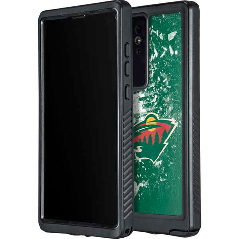 NHL Minnesota Wild Frozen Galaxy S24 Ultra Waterproof Case