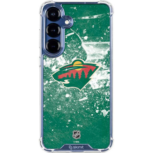 NHL Minnesota Wild Frozen Galaxy S25 FE Clear Case