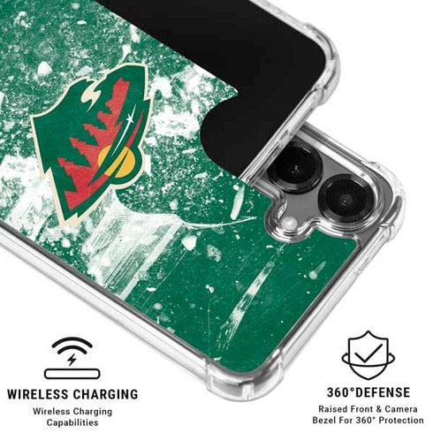 NHL Minnesota Wild Frozen Galaxy S26 Clear Case