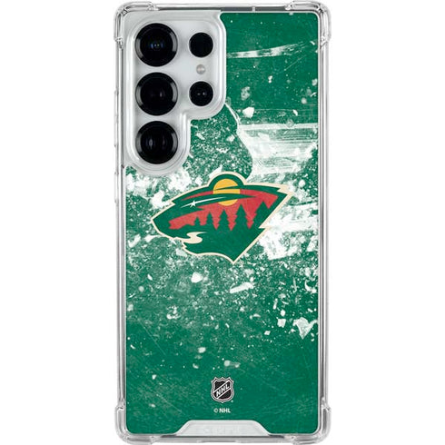 NHL Minnesota Wild Frozen Galaxy S26 Ultra Clear Case
