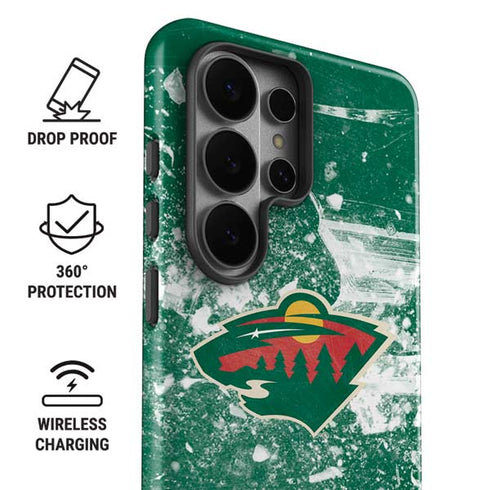 NHL Minnesota Wild Frozen Galaxy S26 Ultra Impact Case