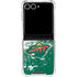 NHL Minnesota Wild Frozen Galaxy Z Flip7 Clear Case