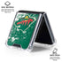 NHL Minnesota Wild Frozen Galaxy Z Flip7 Clear Case