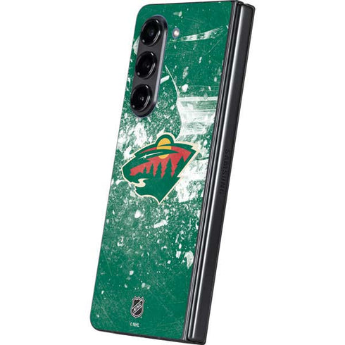 NHL Minnesota Wild Frozen Galaxy Z Fold5 5G Skin