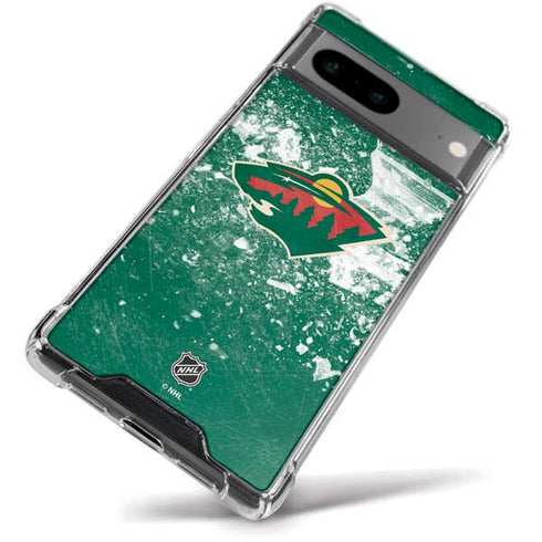NHL Minnesota Wild Frozen Google Pixel 8a Clear Case