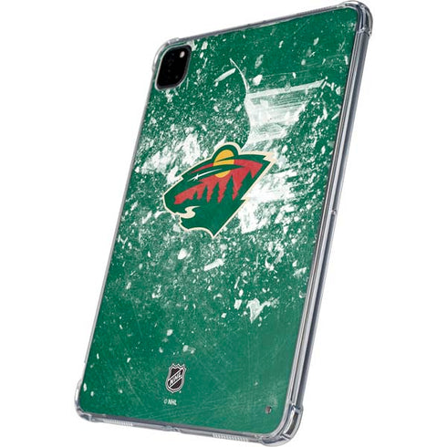 NHL Minnesota Wild Frozen iPad Pro 11in (2024) Clear Case