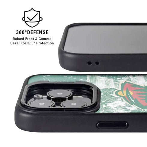 NHL Minnesota Wild Frozen iPhone 13 Pro Kickstand Case