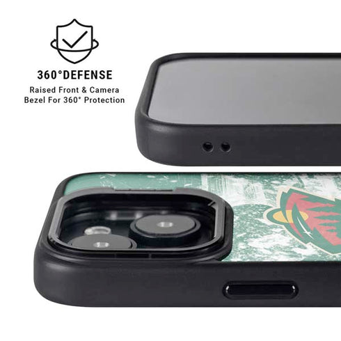 NHL Minnesota Wild Frozen iPhone 14 Plus Kickstand Case