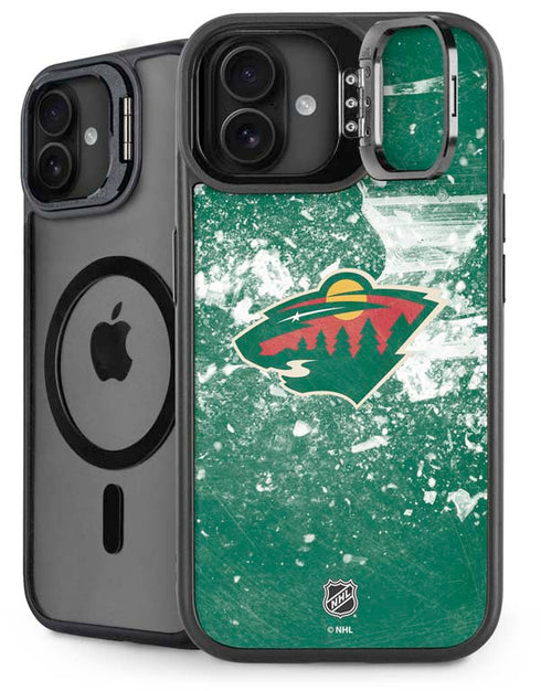 NHL Minnesota Wild Frozen iPhone 16 Kickstand Case