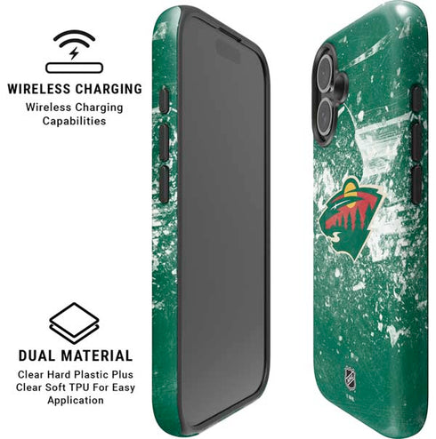 NHL Minnesota Wild Frozen iPhone 16 Magsafe Impact Case