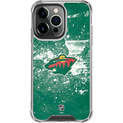 NHL Minnesota Wild Frozen iPhone 16 Pro Clear Case