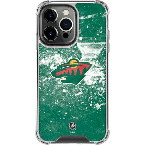 NHL Minnesota Wild Frozen iPhone 16 Pro Max Clear Case