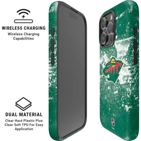NHL Minnesota Wild Frozen iPhone 16 Pro Max Magsafe Impact Case