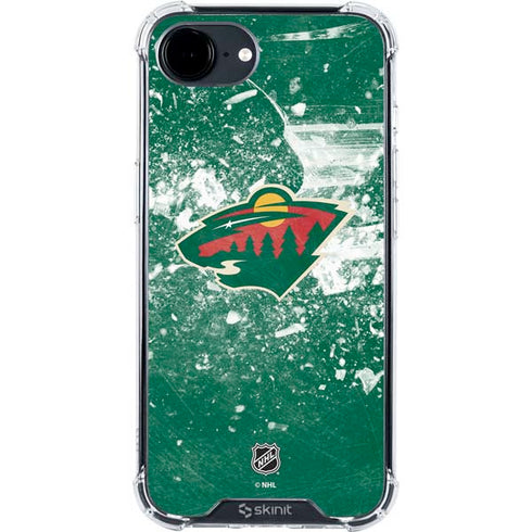 NHL Minnesota Wild Frozen iPhone 16e Clear Case