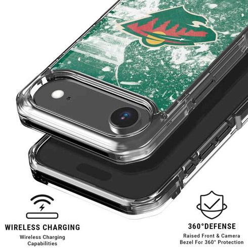 NHL Minnesota Wild Frozen iPhone 17 Air Clear Case