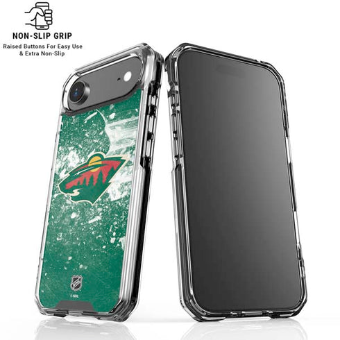 NHL Minnesota Wild Frozen iPhone 17 Air Clear Case