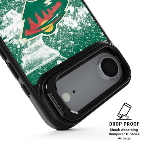 NHL Minnesota Wild Frozen iPhone 17 Air Kickstand Case