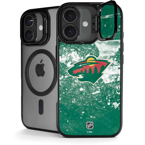 NHL Minnesota Wild Frozen iPhone 17 Kickstand Case