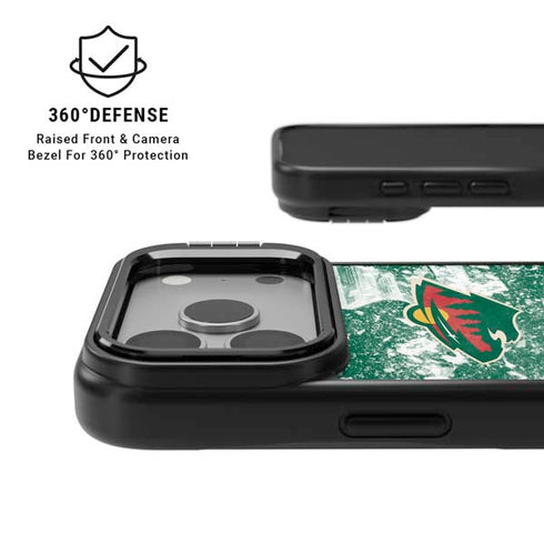 NHL Minnesota Wild Frozen iPhone 17 Pro Kickstand Case