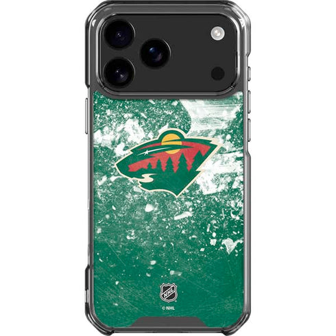 NHL Minnesota Wild Frozen iPhone 17 Pro Max Clear Case