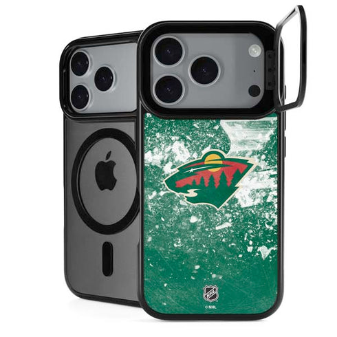 NHL Minnesota Wild Frozen iPhone 17 Pro Max Kickstand Case