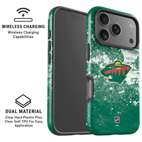 NHL Minnesota Wild Frozen iPhone 17 Pro Max Magsafe Impact Case