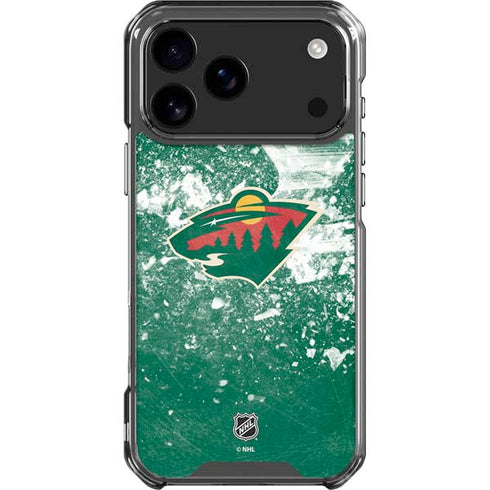 NHL Minnesota Wild Frozen iPhone 18 Pro Max Clear Case