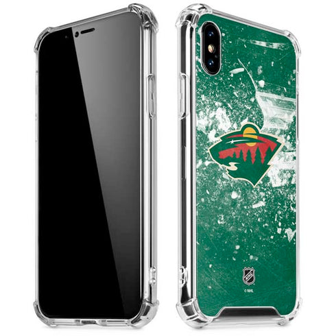 NHL Minnesota Wild Frozen iPhone X/XS Clear Case