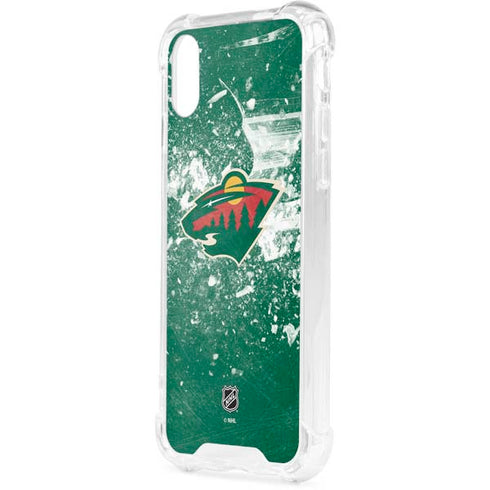 NHL Minnesota Wild Frozen iPhone XS Clear Case