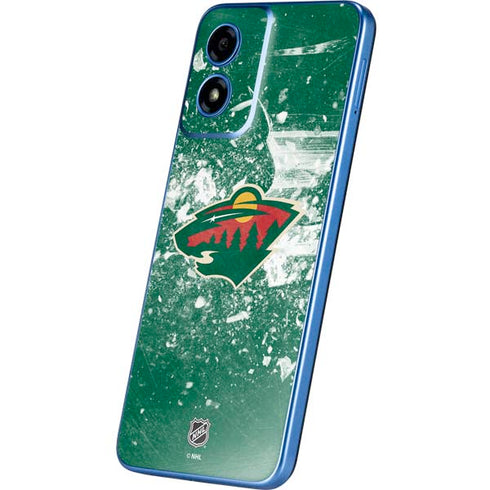 NHL Minnesota Wild Frozen Moto G Play 4G (2024) Skin