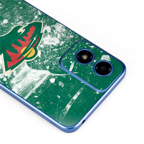 NHL Minnesota Wild Frozen Moto G Play 4G (2024) Skin