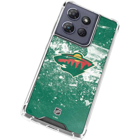 NHL Minnesota Wild Frozen Moto G Play 5G (2025) Clear Case