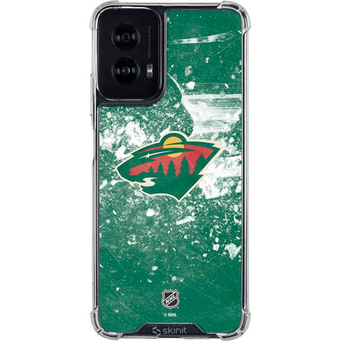 NHL Minnesota Wild Frozen Moto G Power 5G (2024) Clear Case