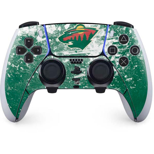 NHL Minnesota Wild Frozen PS5 DualSense Edge Pro Controller Skin