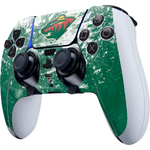 NHL Minnesota Wild Frozen PS5 DualSense Edge Pro Controller Skin