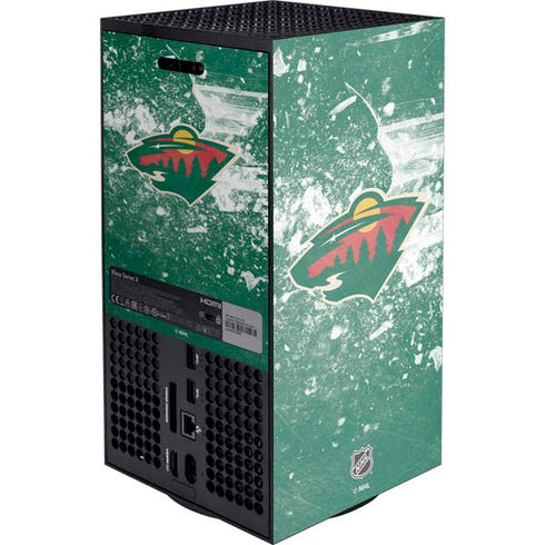 NHL Minnesota Wild Frozen XBox Series X Digital Edition Console Skin