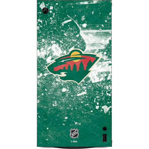 NHL Minnesota Wild Frozen XBox Series X Digital Edition Console Skin