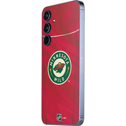 NHL Minnesota Wild Home Jersey Galaxy A35 5G Skin