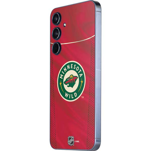 NHL Minnesota Wild Home Jersey Galaxy A36 5G Skin