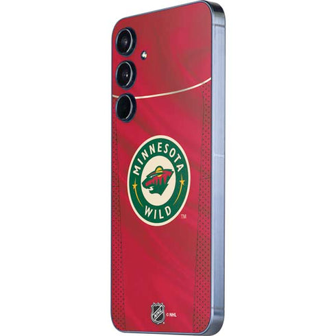 NHL Minnesota Wild Home Jersey Galaxy A55 5G Skin