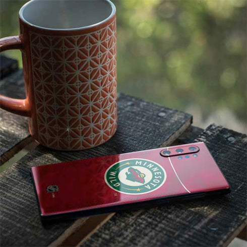 NHL Minnesota Wild Home Jersey Galaxy Note 10 Plus Skin